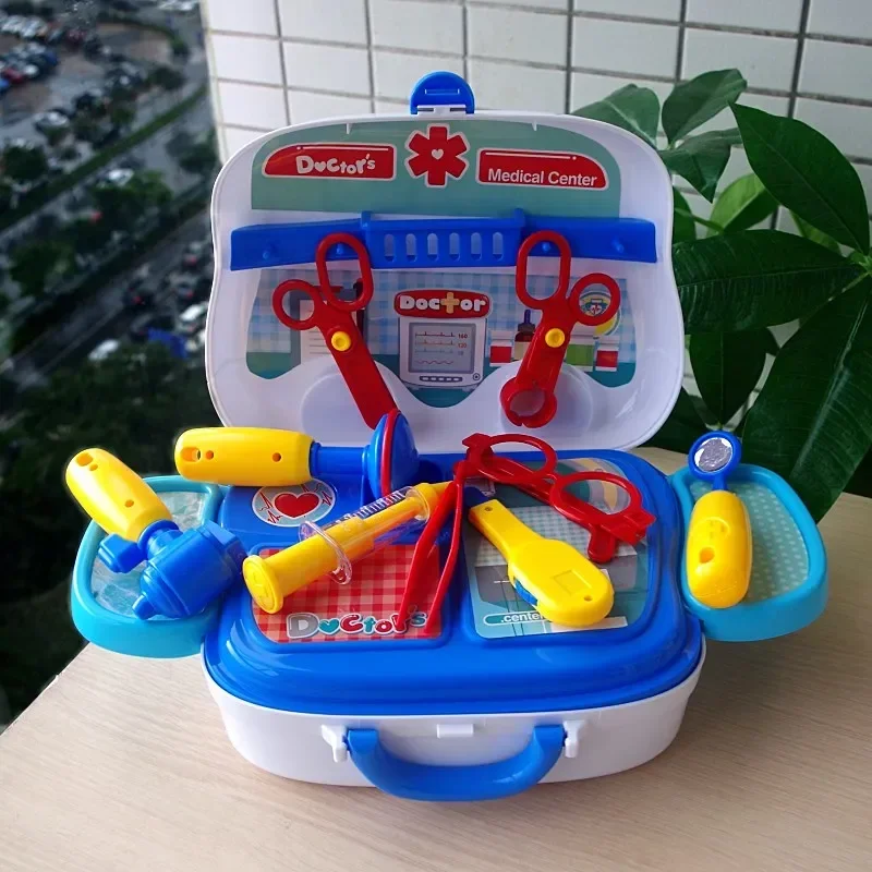 Outil de réparation d'ingénierie, jouets de docteur avec étui à roulettes, jeu de Simulation, jeux de fête, cadeaux pour enfants, nouveauté, emballage en boîte