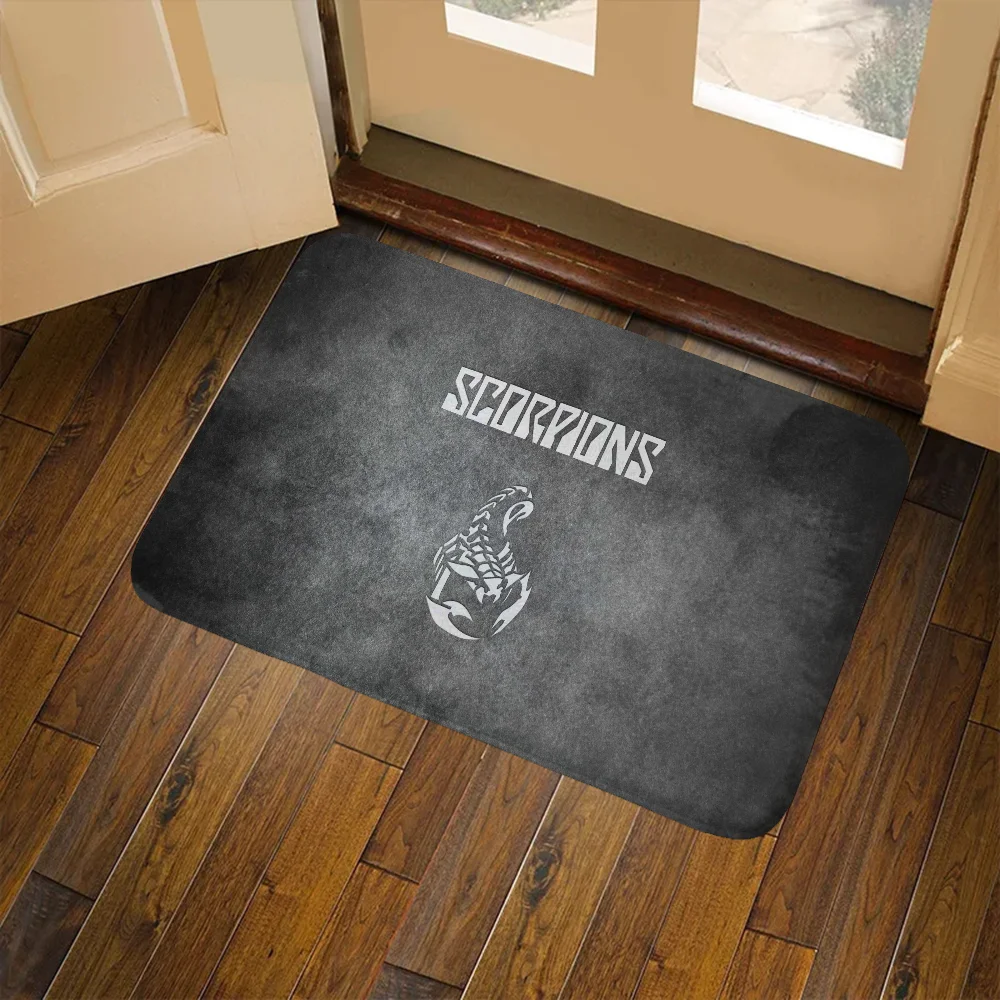 Scorpions Band Things to the House Entrance Mat Bedrooom Carpet for Kitchen Rug Bedroom Mats Carpets Custom Front Door Mat Home