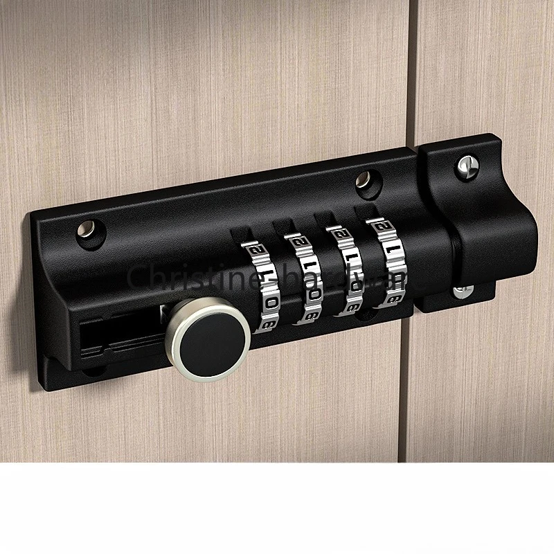 

Замок-защелка из цинкового сплава с защитой от взлома, 4-значный цифровой кодовый замок для деревянных дверей и шкафов для хранения, 4 комплекта.