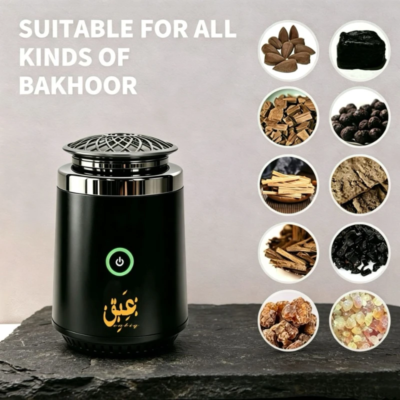 Home Fragrance Miniso - Diffuseur d'aromathérapie portable mini BK-27 noir,