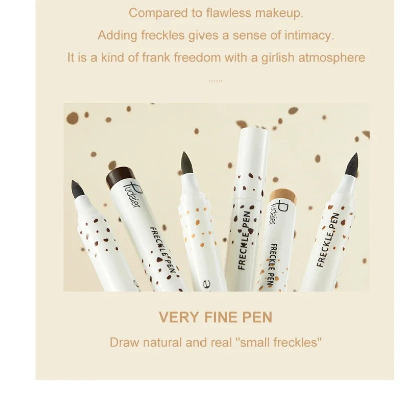 Free Shiping Freckle Pen Waterproof Natural Simulation FakeSpot Makeup Lasting Waterproof Face Dot Spot Pencil Eyeliner Cosmetic