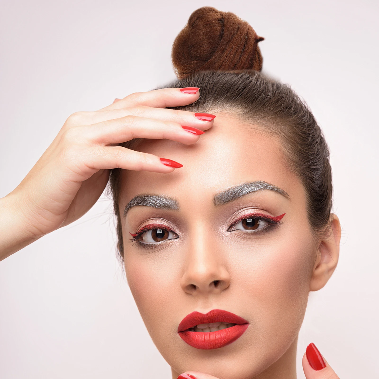 

50pcs Soft Edge Hair Nets Invisible Elastic Hairnet for Wigs Dancing Sporting Mesh Hair Net