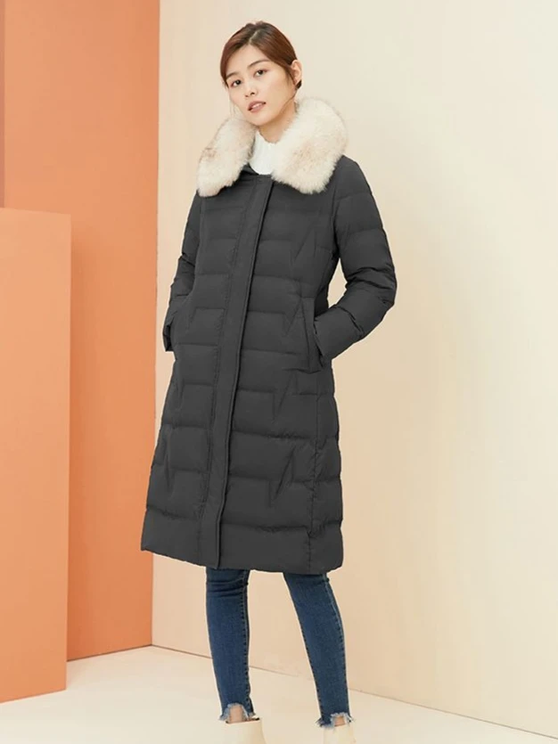 Winter New Women's Down Jacket Commuting Slim Fit Lapel Casual Down Jacket