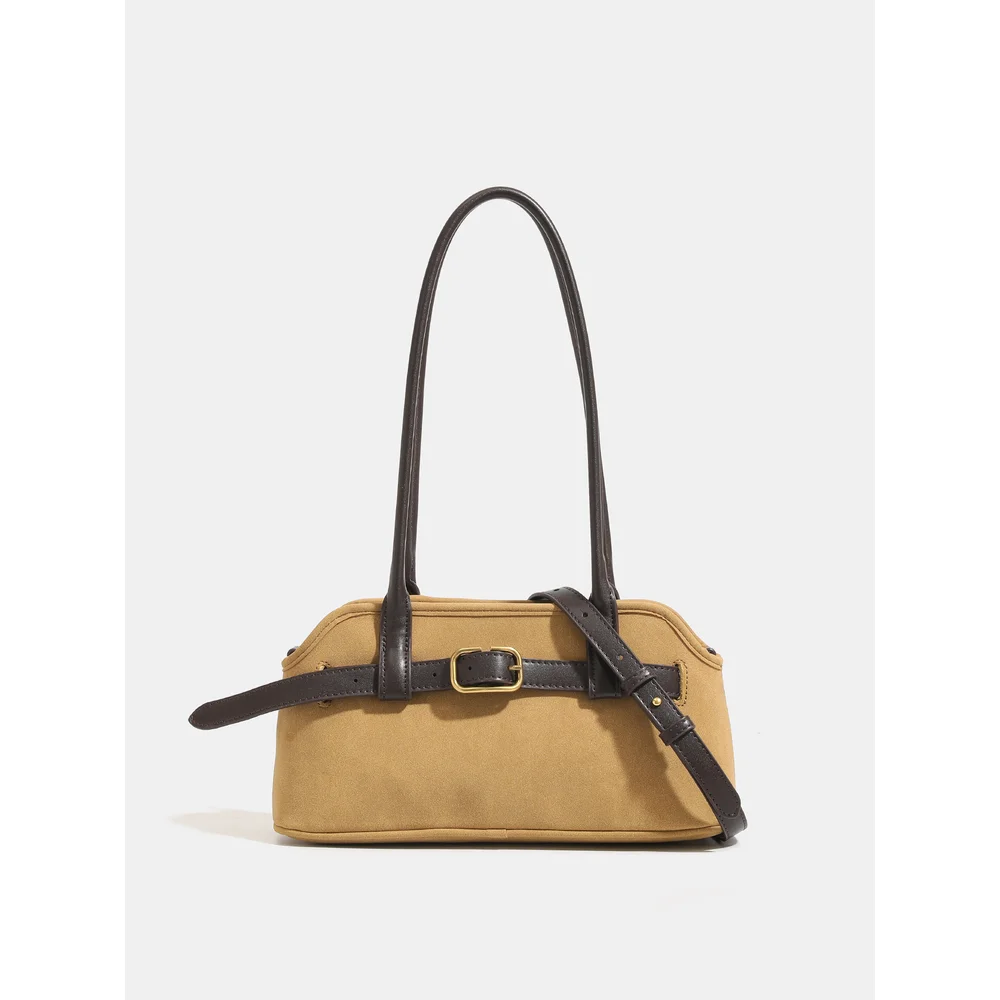 Niche Retro Bag For Women 2026 New Versatile Belt Style Design Long Handle Underarm Bag Single Shoulder Crossbody Bag