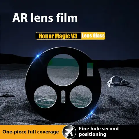 1-3Pieces Camera Lens Cover Case For Honor Magic V3 Back Tempered Glass 3D Camera Protector For MagicV3 Lens Ring Film Cover