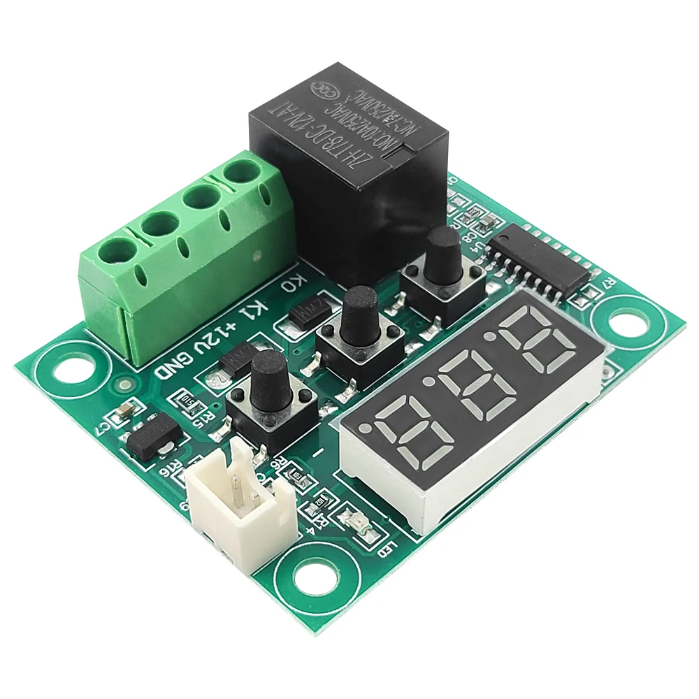 Hochpräzises digitales Thermostatmodul XH-W1209 mit LED, roter digitaler Röhrenanzeige, Temperaturregelungsschalter, DC12V-Leiterplatte