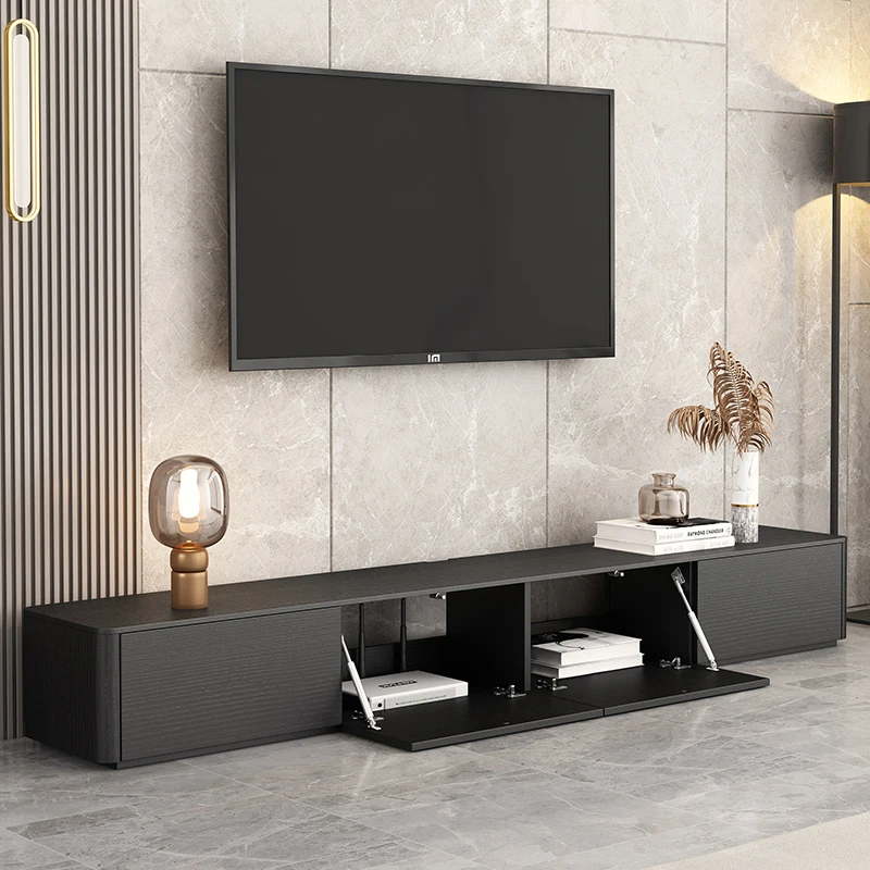 

Black Modern Tv Stands Theater Storage Mirror Luxury Nordic Shelf Designer Tv Stands Floor Mueble Salon Blanco Home Furniture