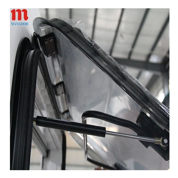 Factory Price RV Skylight 800x500mm Aluminum Frame Campervan Sunroof Caravan Roof Window with Gauze Fly Net Blind