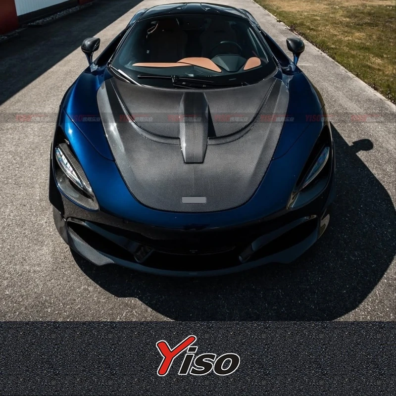 

Suitable For suitable for modifying the Novitec carbon fiber hood carbon fiber engine hood and front hood of the McLaren 720S