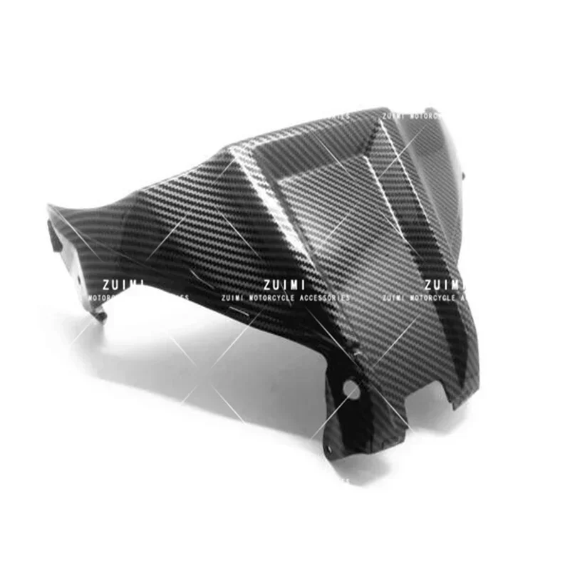 for Kawasaki ZX-10R ZX10R carbon fiber patterned air storage tank front cover fairing 2011-2020 shell side panel fuel tank cover