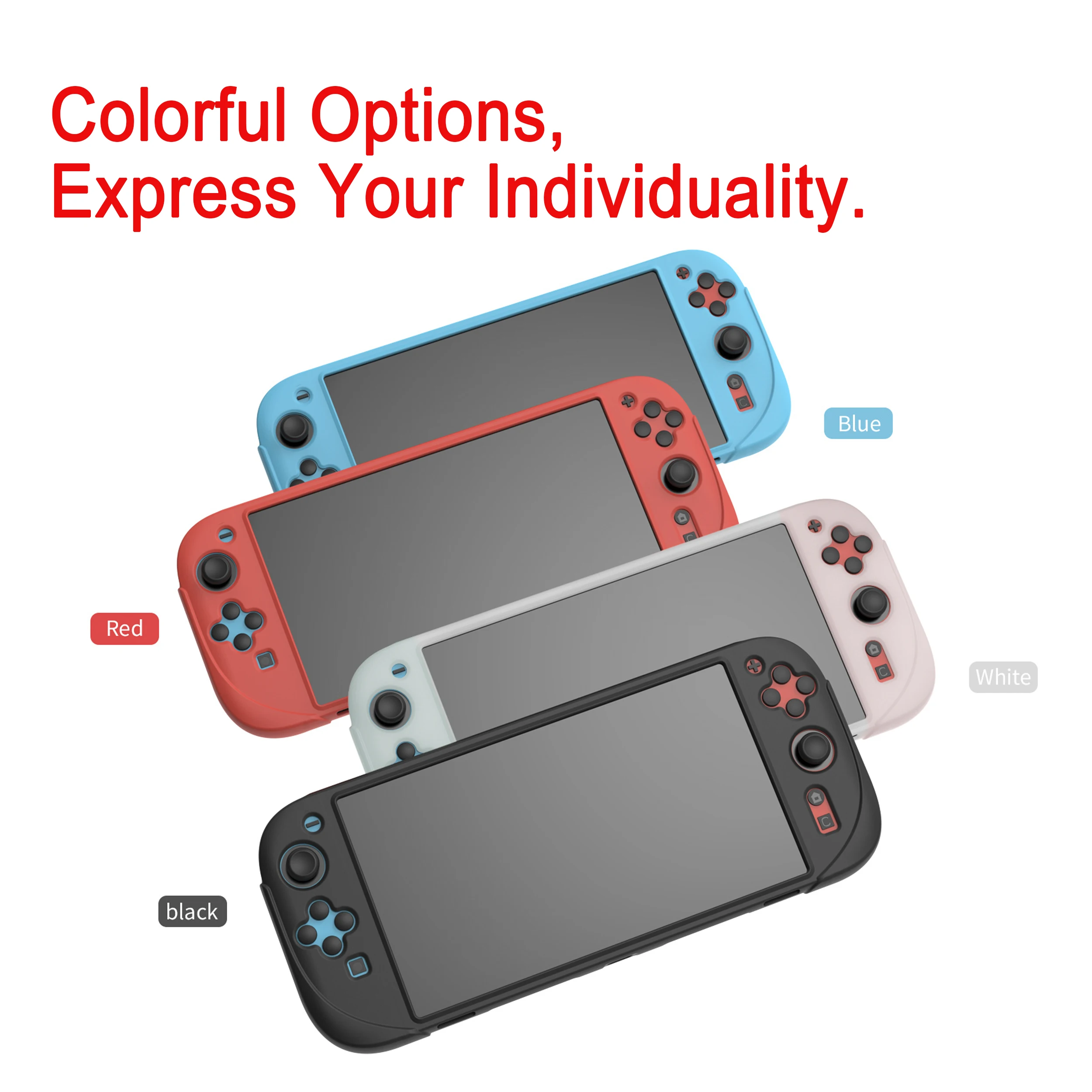 Full Body Silicone Protective Case for Switch 2 Console ,TNS-3158 All-in-One Protective Cover for NS2