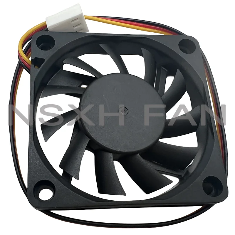 Ventilador de refrigeração do servidor, 6cm, 12V, 0.19A, 6010, 60x60x10mm, F6010B12HS