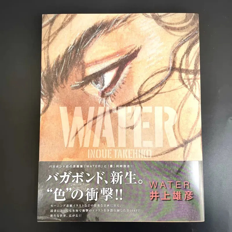 Libro de arte vagabundo agua Miyamoto Musashi Inoue Takehiko Kodansha colección de ilustraciones pintura álbum Manga cómic