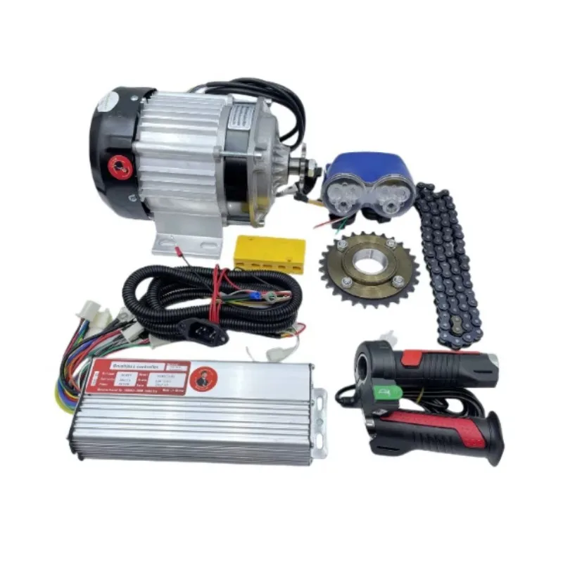 Human Tricycle To Electric Vehicle Power Brushless Motor Kit 48V800W Controller Tooth Plate