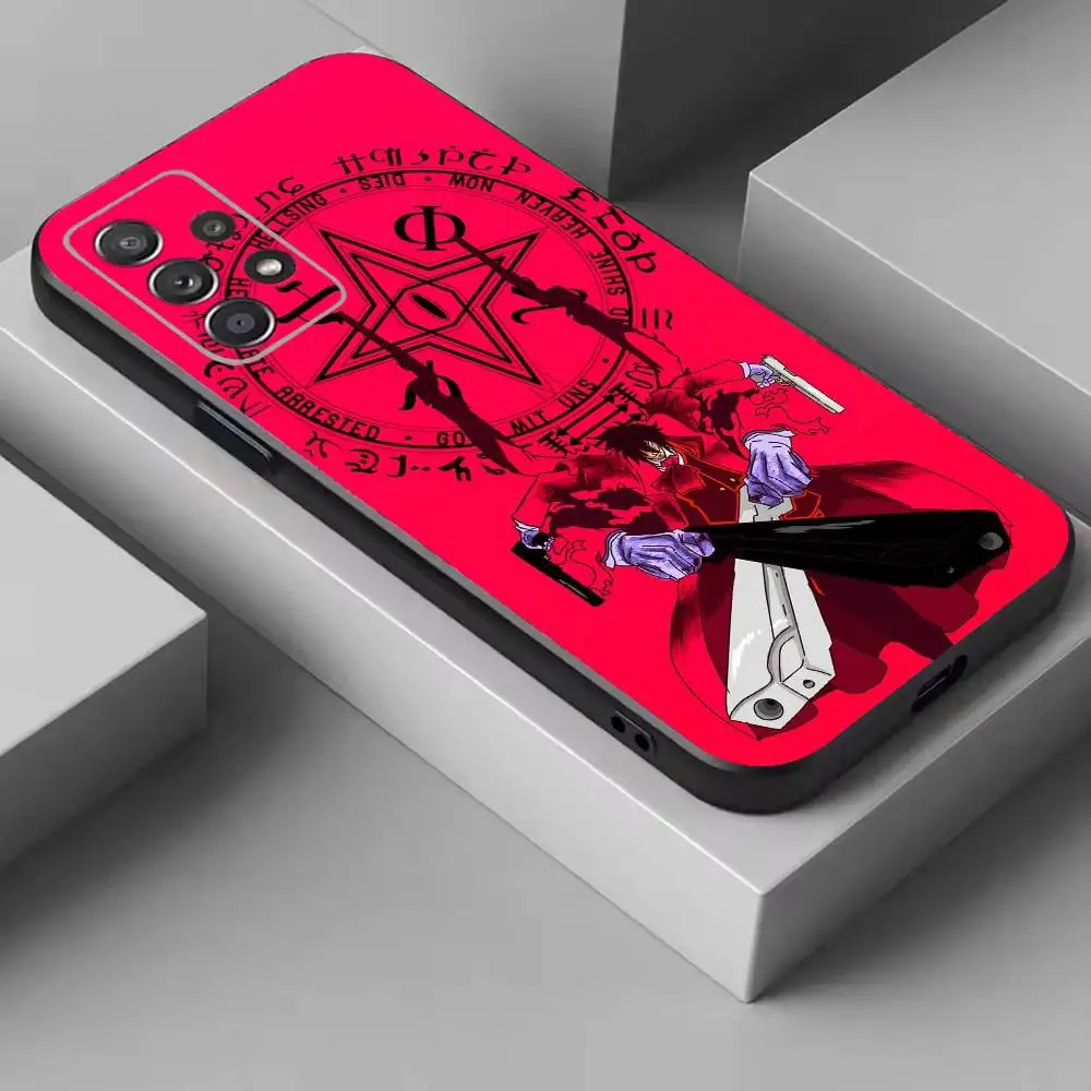 AnimeH-Hellsing-g V-Vampire Soft Black Phone Case for Samsung  S26,25,24,21,22,21,20,10,9,8,7,6Ultra,Plus,Fe, Lite