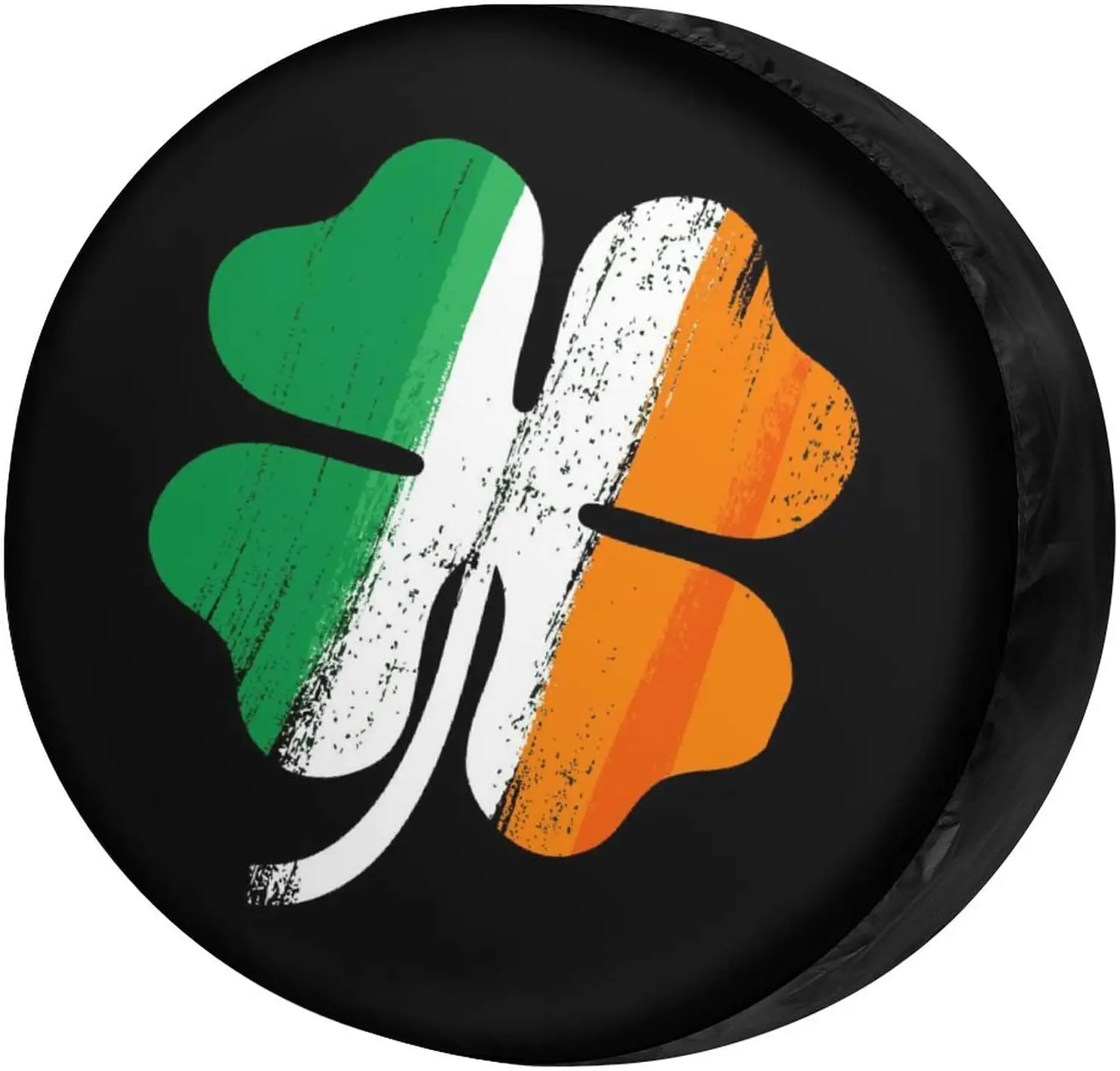 Irish Shamrock Spare Tire Cover Wheel Tire Cover Fit for Trailer RV SUV and Many Vehicle 12inch Accesorios Auto Wheel Cover