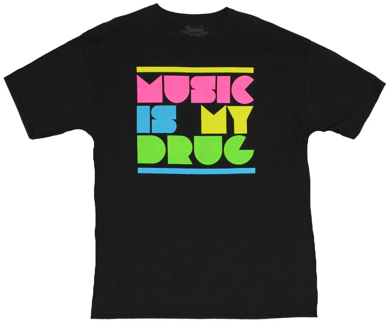 Новая футболка с надписью «Music is My Drug» для взрослых