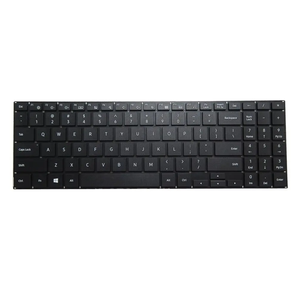 

Клавиатура для ноутбука Samsung NP550XDA 550XDA английская США без рамки черная новая