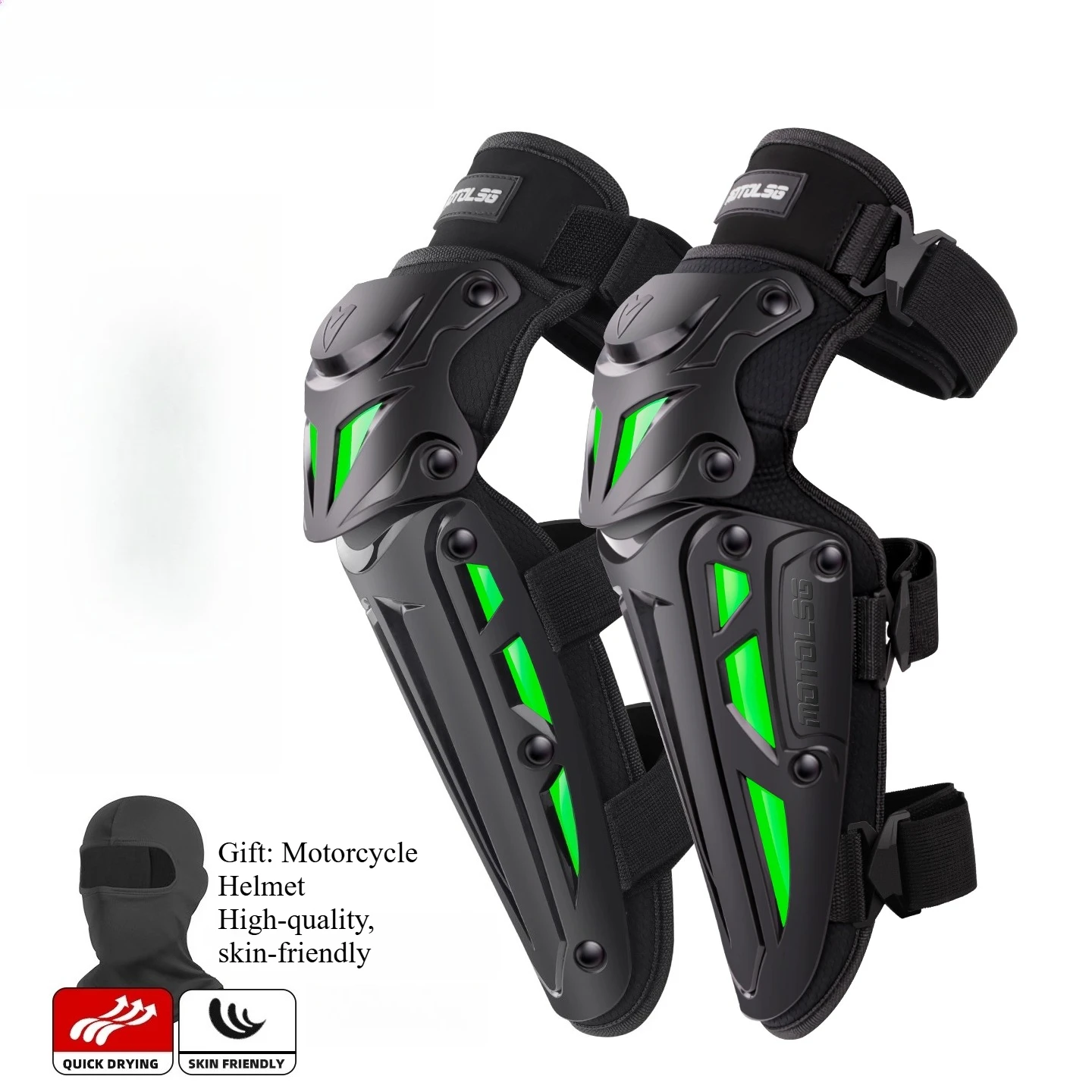 

Level 2 Protection Knee Pads, Windproof and Warm, Elbow Pads, Cycling, Motorcycle, Off-road Equipment