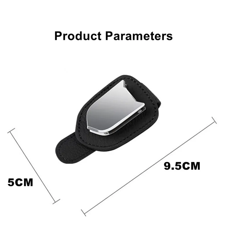금속 자동차 선바이저 선글라스 클립 카드 티켓홀더, 포르쉐 카이엔 918 파나메라 911 마칸 카이멘용 인테리어 액세서리