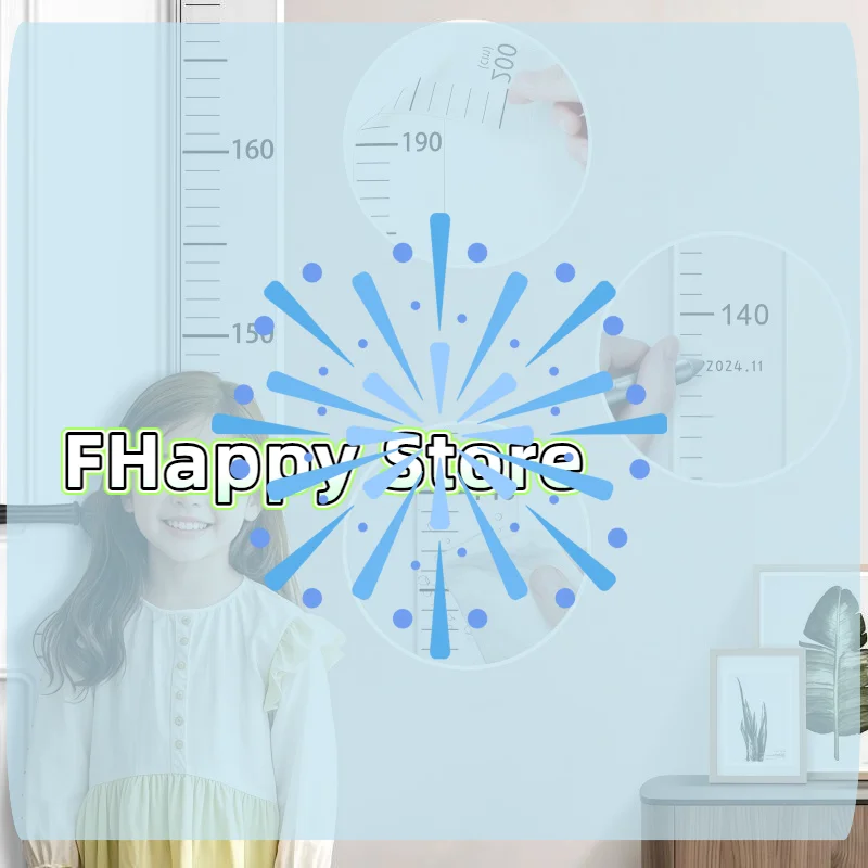 1Pcs Height Measuring Ruler Stickers Height Wall Sticker For Child Wall Height Chart Wall Sticker For Kids Bedrooms Wall Decor