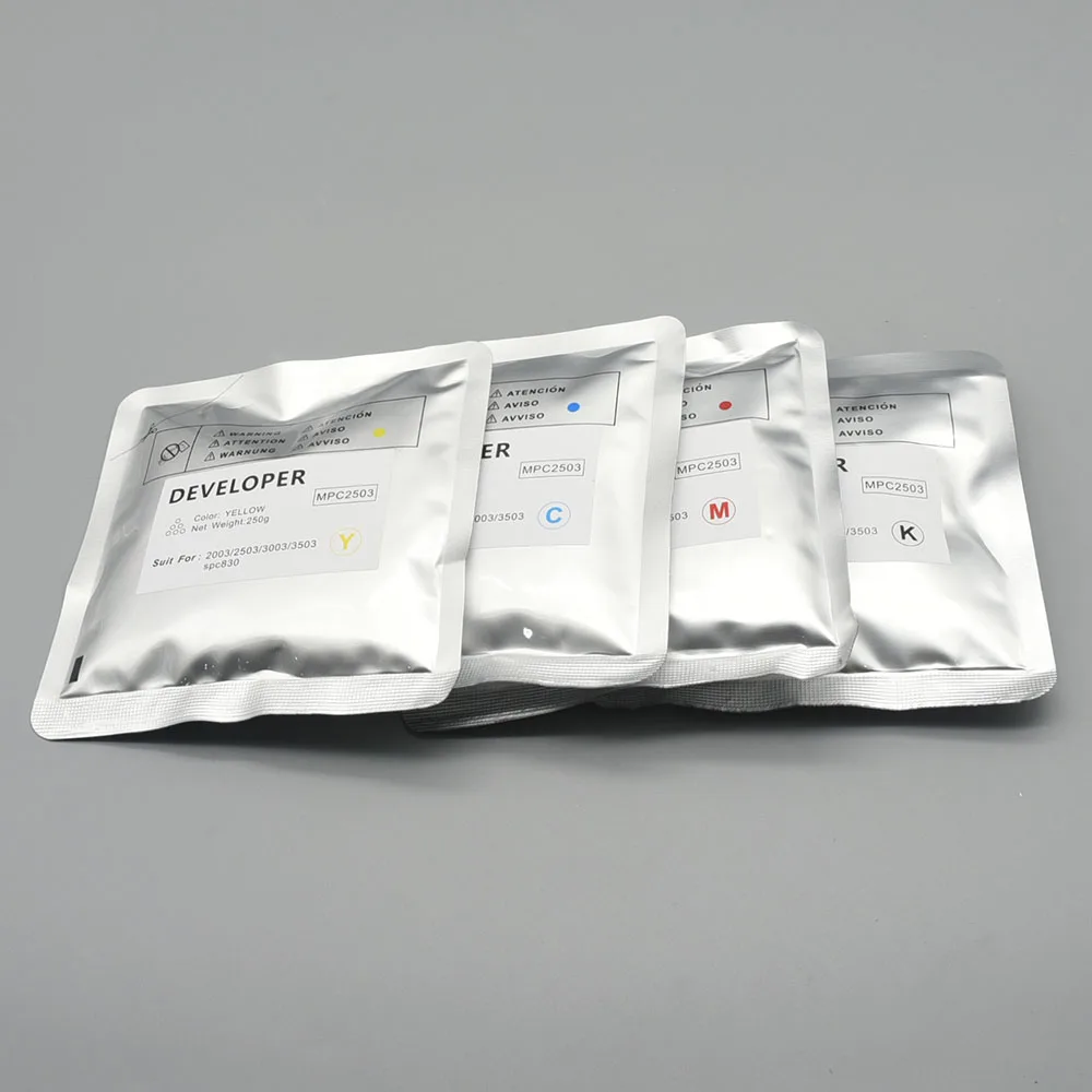 المطور CMYK لريكو أفيسيو MP C2003 C2503 C3003 C3503 C4503 C5503 C6003 MPC 2003 2503 3003 3503 4503 5503 2504 250 جرام/الحقيبة #3