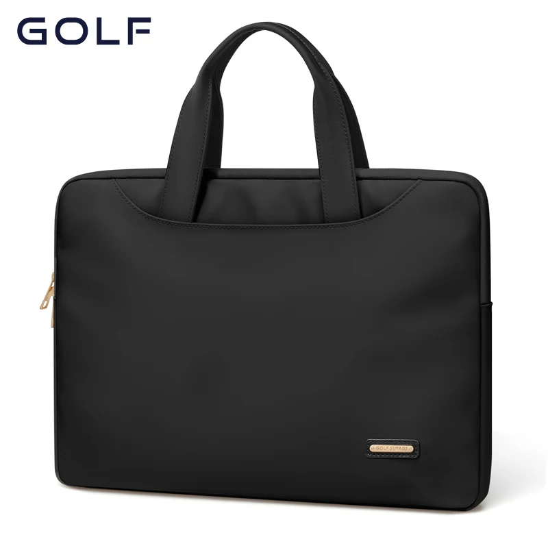 

GOLF женский модный портфель 14-дюймовый ноутбук легкая сумка новый женский универсальный деловой портфель водонепроницаемый абрикосовый