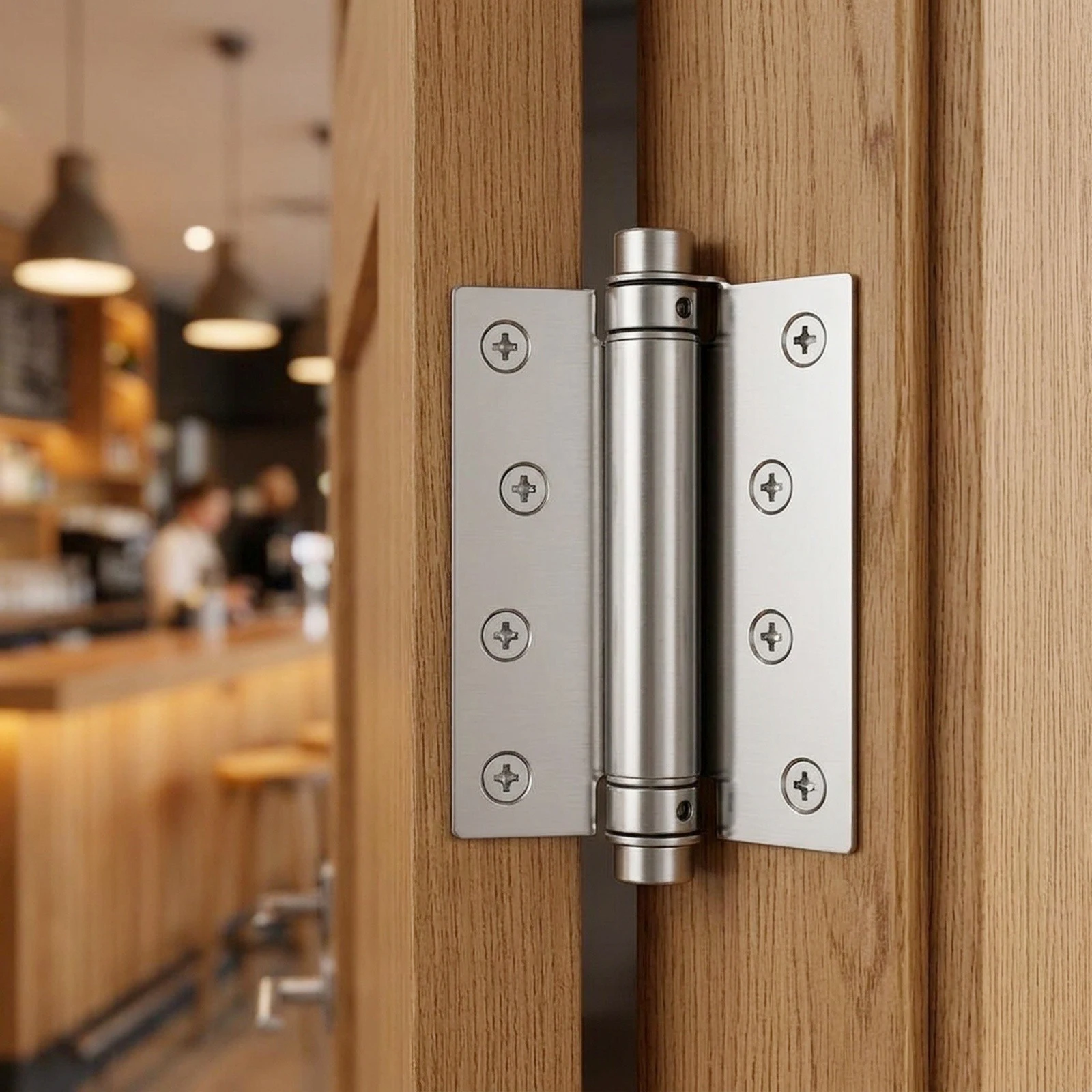 Double Open Spring 3 Inch 4 Inch Hinge Stainless Steel Two Way Free Automatic Closing Two Way Free Door Fence Dedicated Hinge