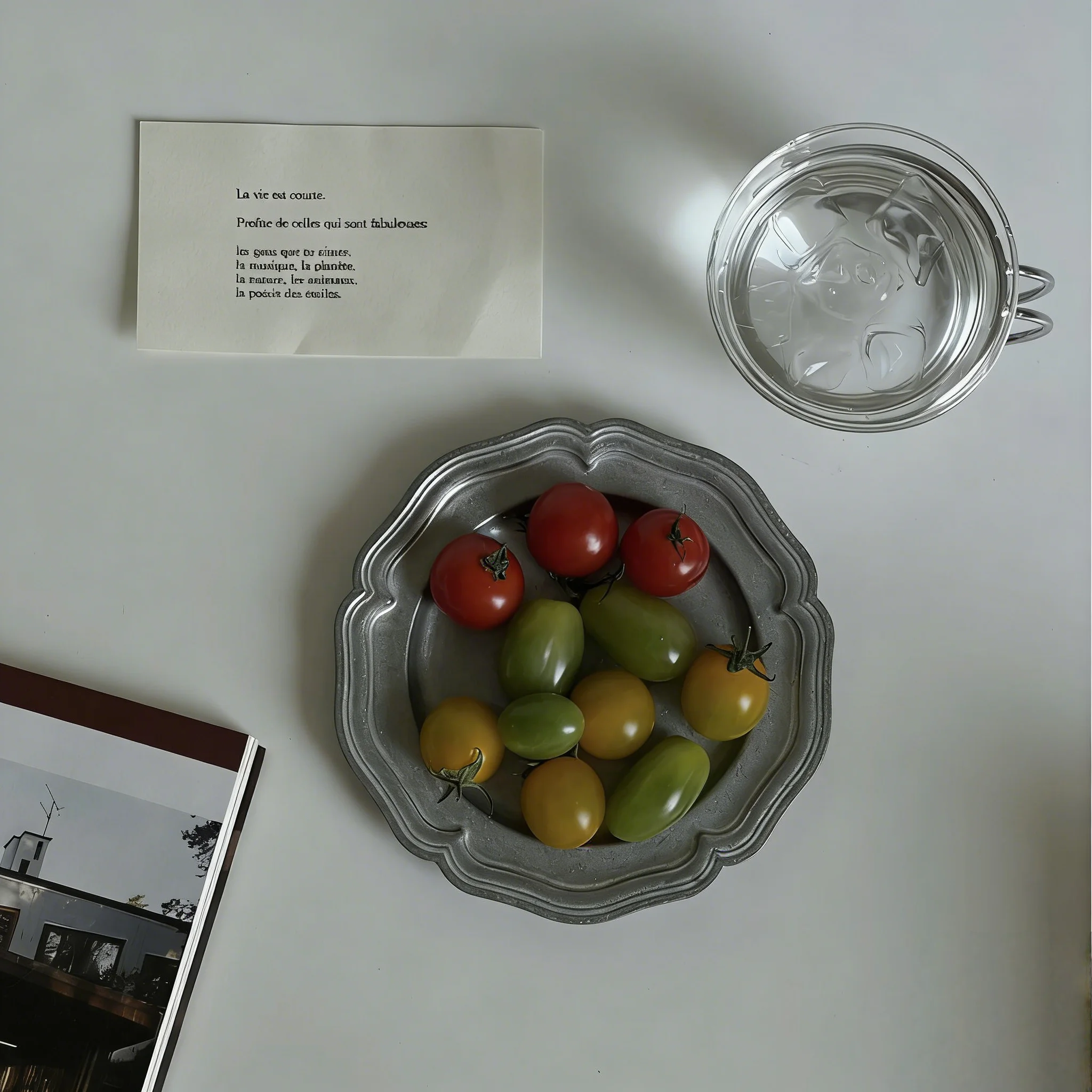 European style stainless steel western food plate, household luxury, advanced sense, fruit fragrance plate, snack plate, candy D