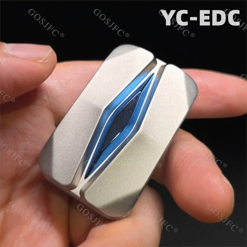 

Pre-sale YCEDC Empty Mountain Titanium Unlimited Pushing Slider Fidgets Slider Stress Relief Toy Fidget Toys For Adults
