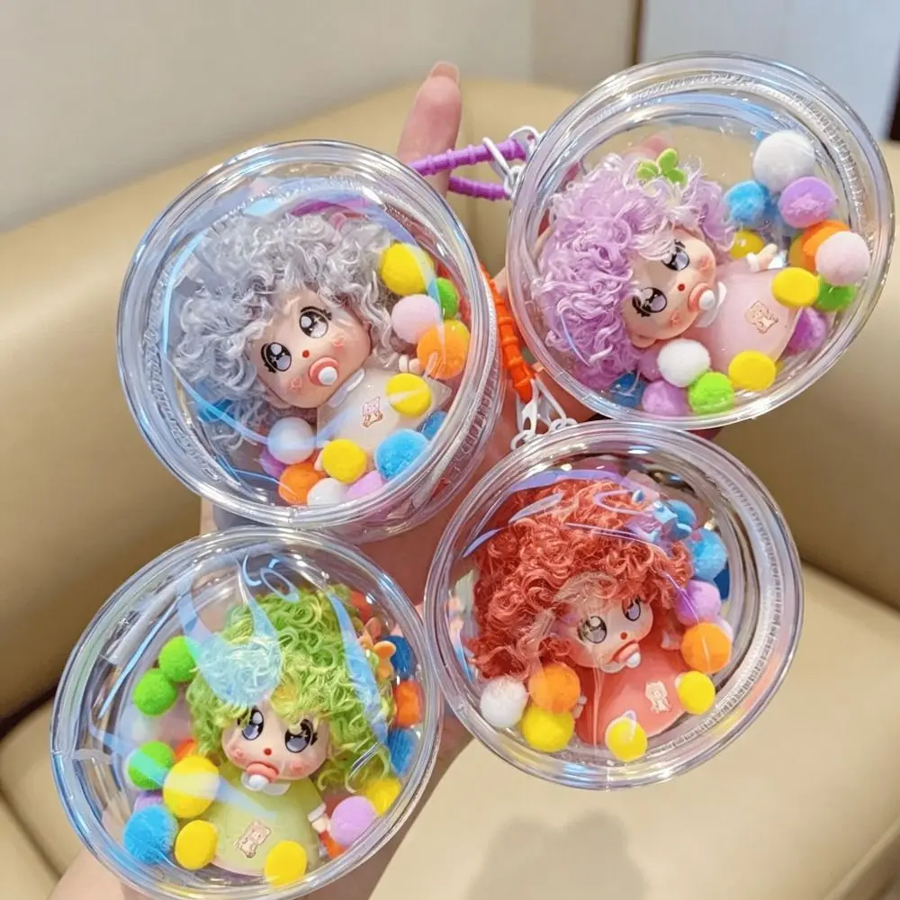 High-Quality PVC Sheep Keychain Stable Color Robust Metal Key Ring Mini Lamb Figurine Lightweight And Compact