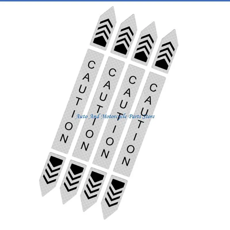 P9FD Car Body Body Strips Auto Door Door Straps لزيادة الرؤية الليلية