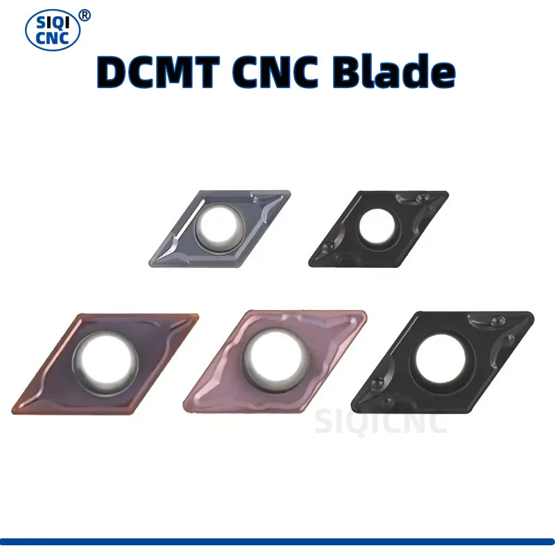 SIQICNC DCMT070204 DCMT11T304 DCMT11T308 Turning Insert DCMT Carbide Insert CNC Lathe Blade For Stainless Steel Lathe Cutter