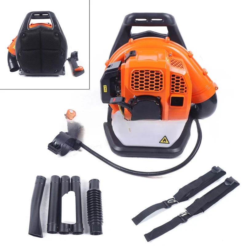 Commercial Leaf 2-Stroke 42.7CC Gas-Powered Backpack Blower Air-Cooled Blowing