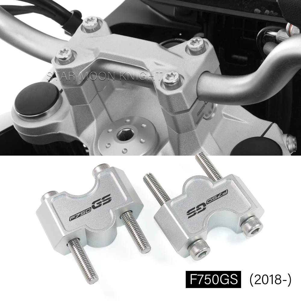 

Handlebar Riser Clamp For BMW F750GS F 750 GS F750 GS 2018 2020 2021 2022 CNC Handle Bar Lift Extend Adapter Mount Height Up