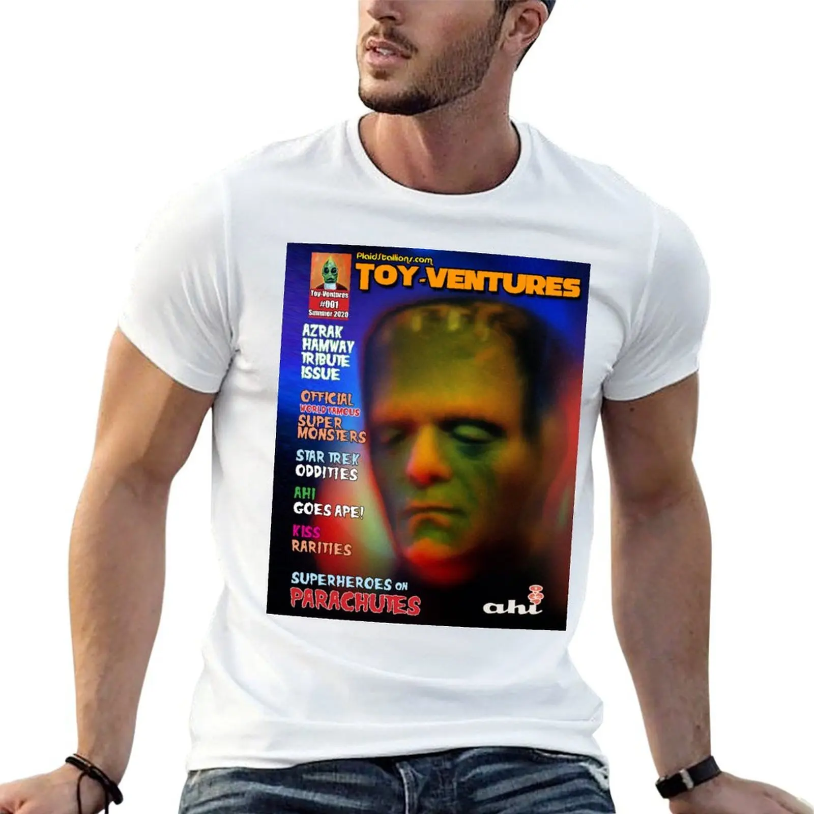 

PlaidStallions Toy-Ventures Issue 1 Cover T-Shirt essential t shirt man t shirt cotton high quality t shirt custom print T-Shirt