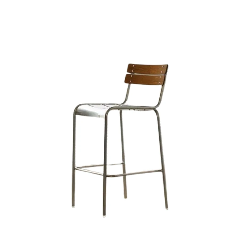 

Bar Chairs Retro Design Island High Backrest Adults Chairs Unique Relaxing Furniture