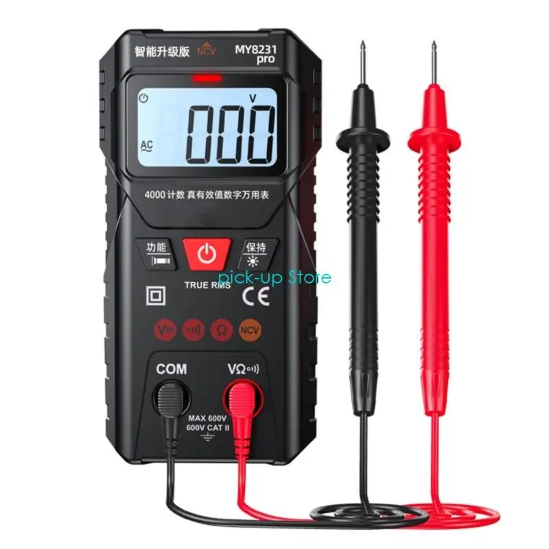 

Q5WA Digital Multimeter Multimeter 4000 Counts Voltmeter с данными Flashlit Data Hot Off Функция LCD Multi Tester Multi Tester