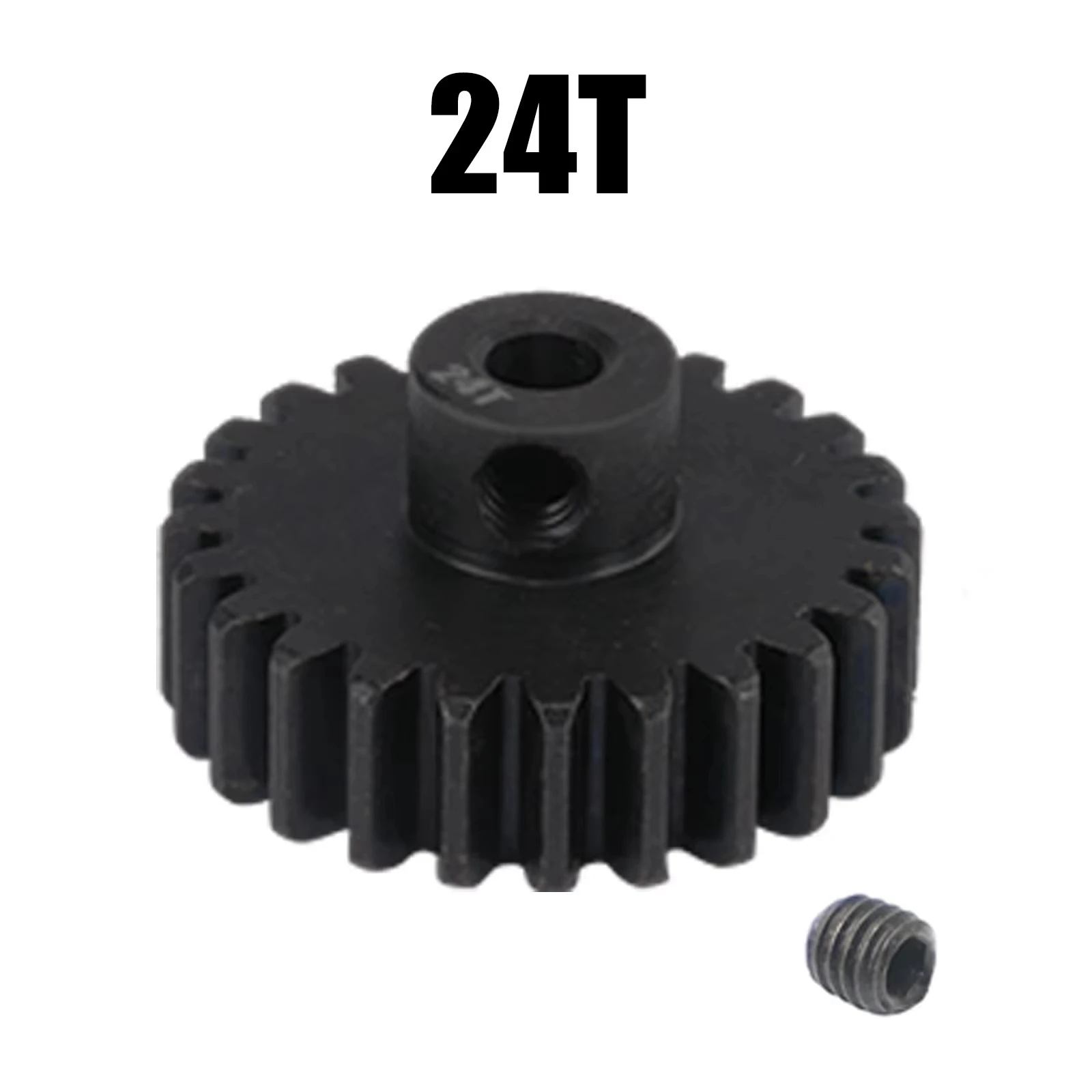 M0.8 3.175mm Gehärteter Stahl Metallzahnrad 10T 11T 12T 13T 14T 15T 16T 17T 18T 19T 20T 21T Motorgetriebe für 1/10 RC Auto Upgrade-Modifikation