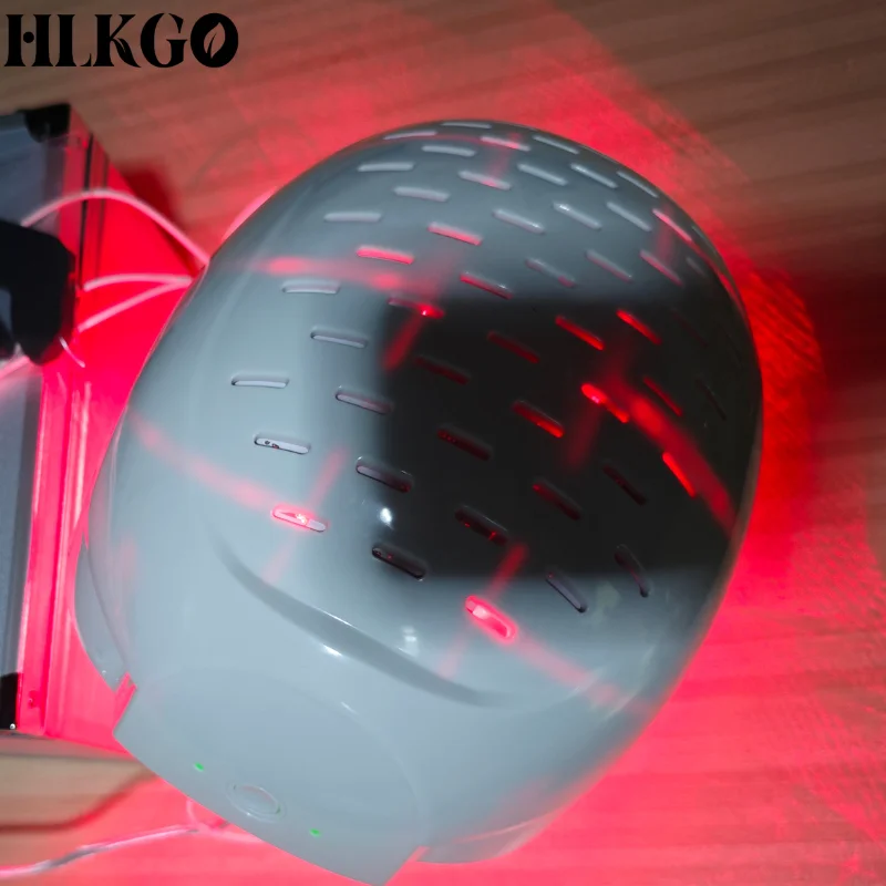 

Clinical 6750mW Non Invasive Red Light Laser Cap 650nm 660nm 300 Diodes LLLT for Alopecia Areata Hair Loss Regrowth Home Wellnes