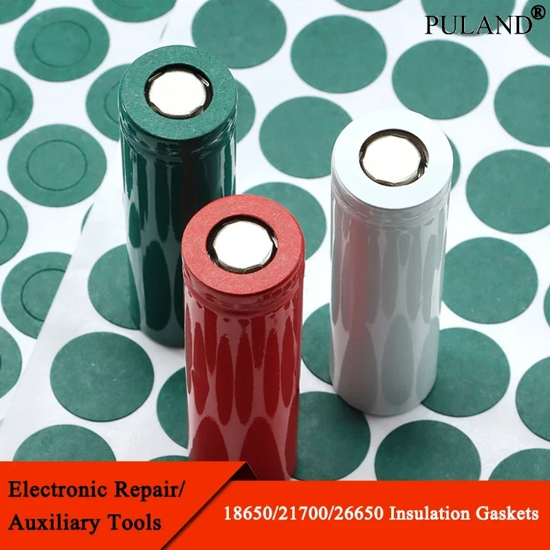 Insulation Gasket 18650 21700 26650 Li-ion Battery Pack Cell Barley Adhesive Paper Glue Fish Electrode Insulated Pads