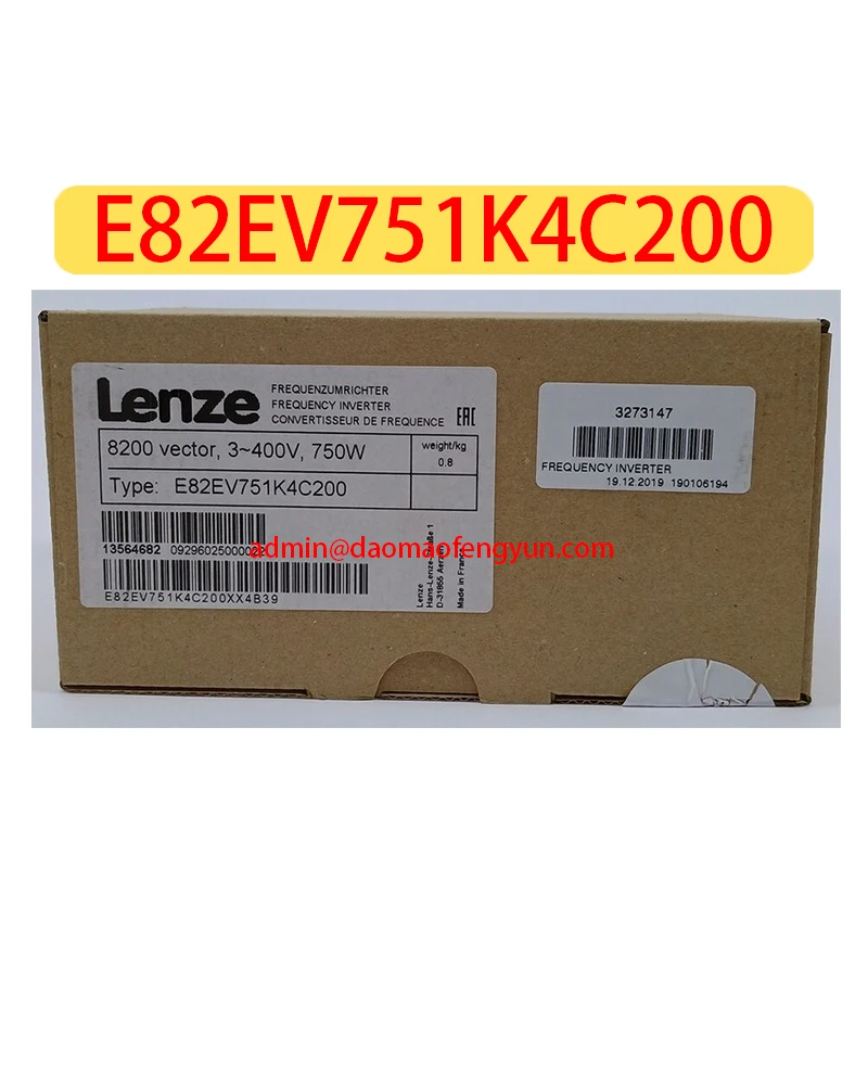 

8200 vector E82EV751K4C200 Brand new Converter，Fast shipping