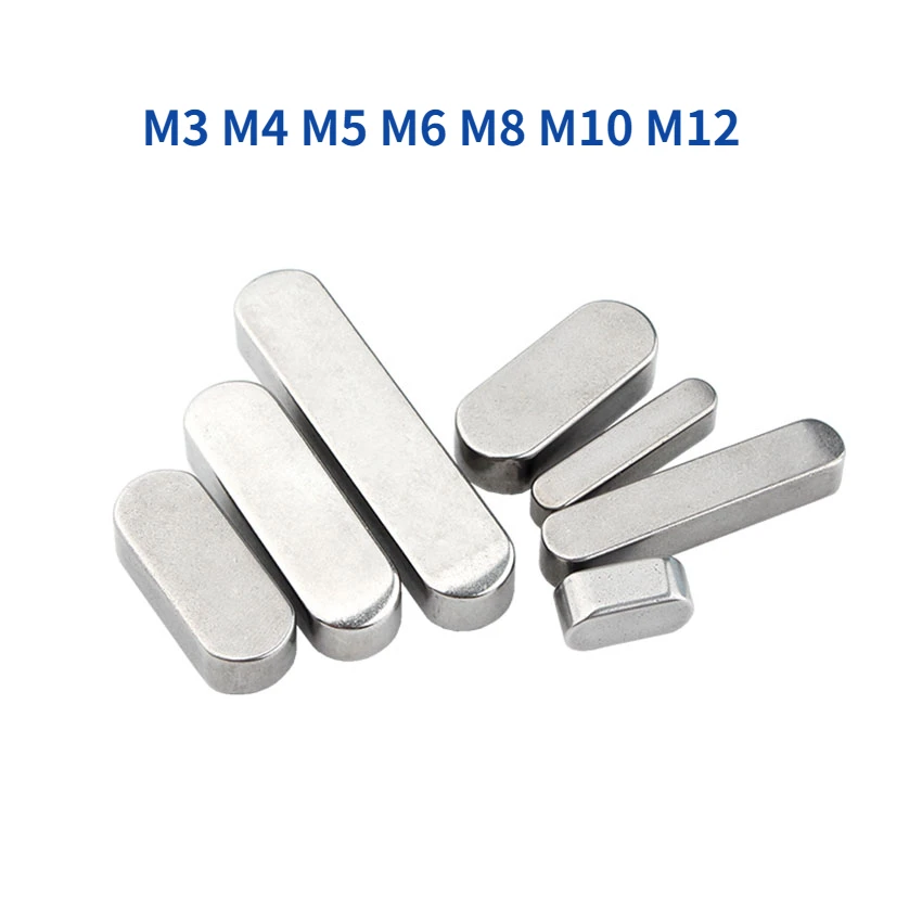 M3 M4 M5 M6 M8 M10 M12 GB1096 Square And Rectangular Keys 304 Stainless Steel Dowel Drive Shaft Parallel Key