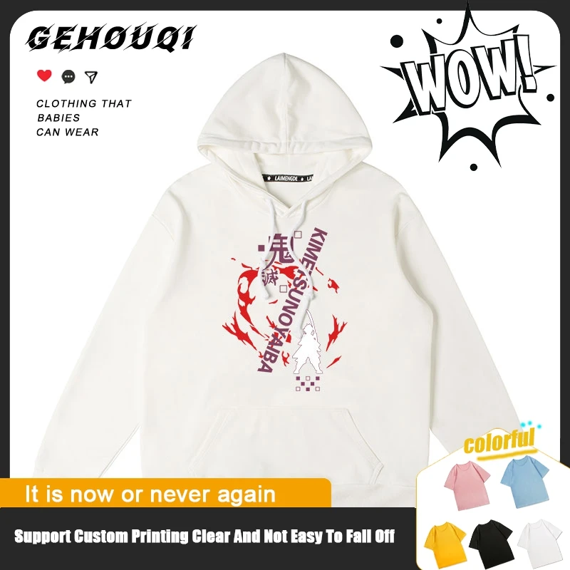 

Ghost Killing Blade Hooded Guards Men's Anime Clothes Spring Animation Co Branded Coat Children