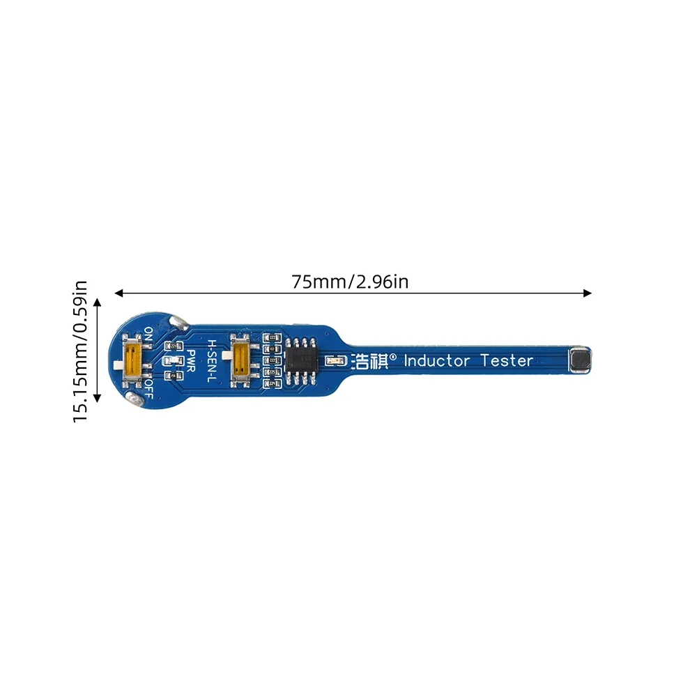 In-Circuit Inductor Tester Electromagnetic Induction Capacitance Meter for Mobile Phone Motherboard Repair with LED Indicator