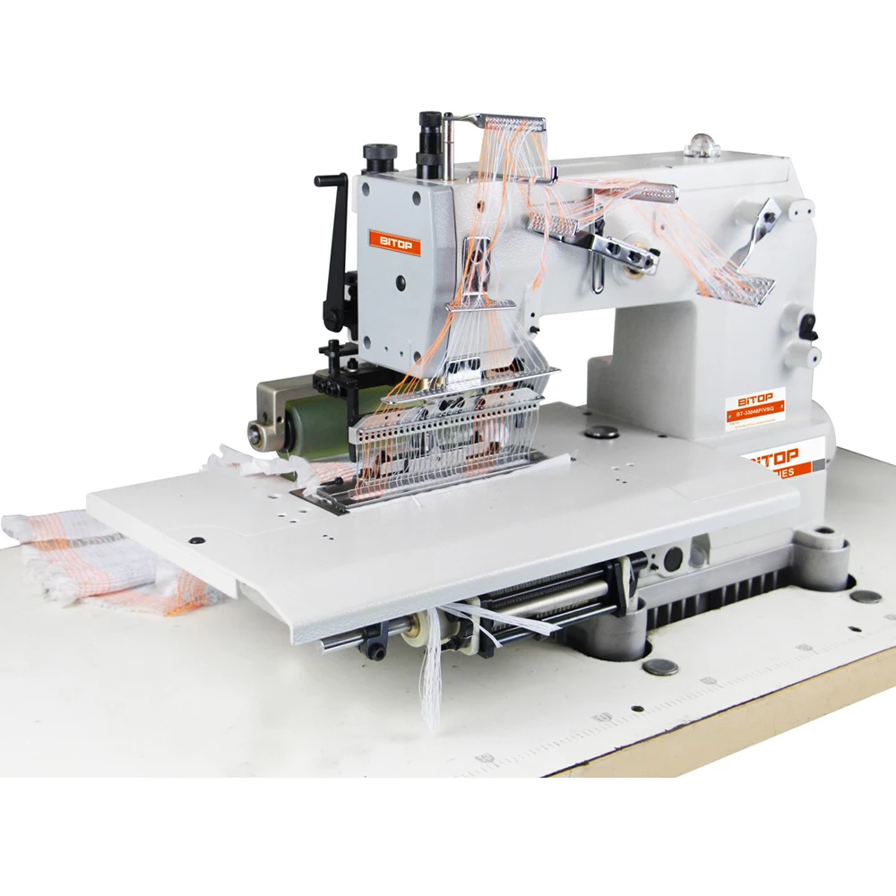 KANSAI Type Flat Bed 33 Needle Elastic Shirring Machine Dress Making