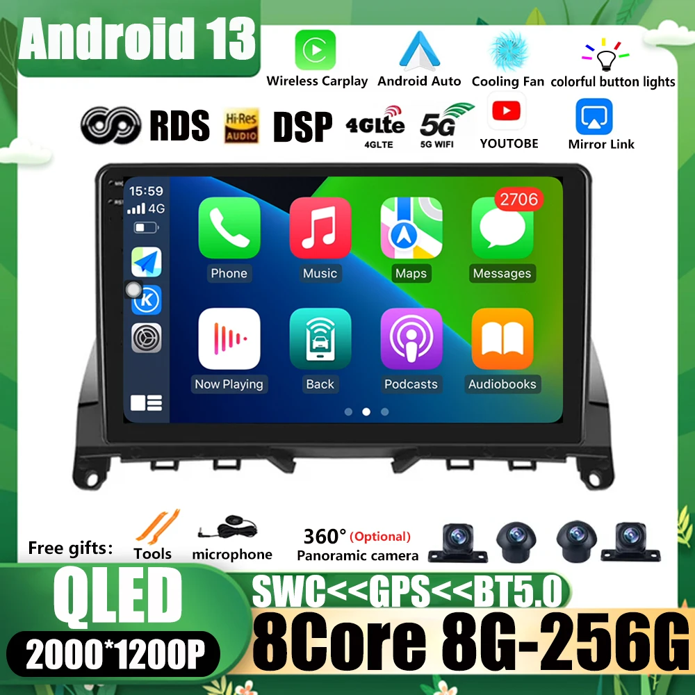 Audio Stereo Video Carplay Multimedia Mirror Link 9