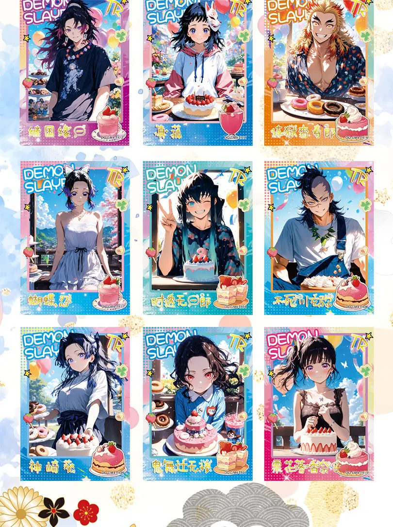 Latest Case Douqu Wave 4 Demon Slayer Collection Cards
