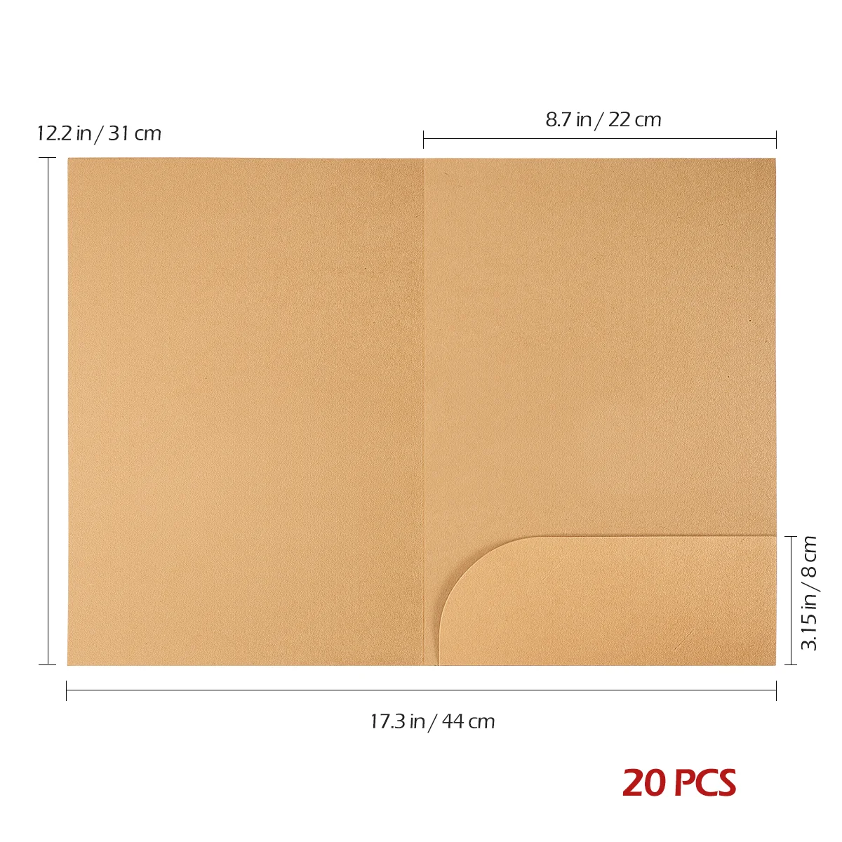 Kraft Paper File Folder Manilla Folders Pencil Presentation for Office Document