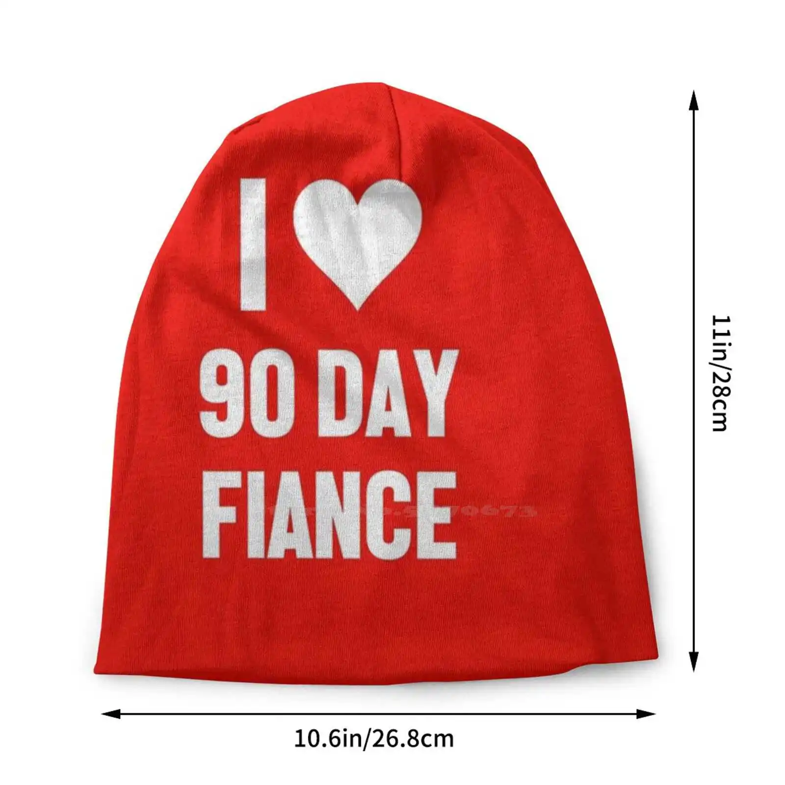 I Heart 90 Day Fiance Knitted Hat Warm Beanie Outdoor Caps 90 Day Fiance Recap 90 Day Fiance Quotes Tlc Family Chantal Pedro 90